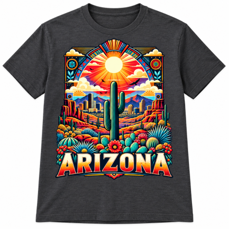 Arizona Desert Sunset Graphic T-Shirt