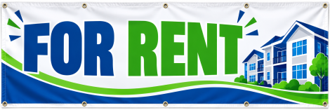 For Rent Vinyl Banner