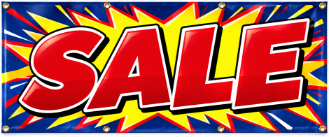 SALE – Vinyl Banner