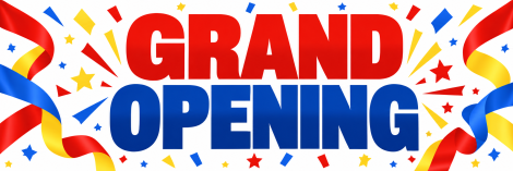 Grand Opening Store Front Vinyl Banner