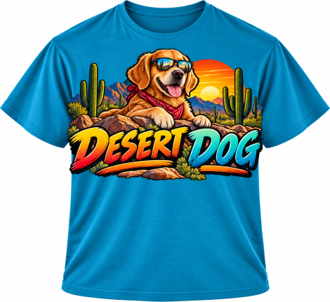Desert Dog – Arizona Sunset Graphic T-Shirt