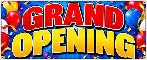 Grand Opening Vinyl Banner