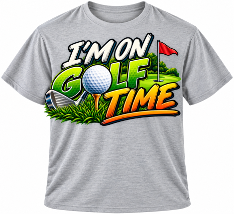 I'm On Golf Time – Golf Graphic T-Shirt