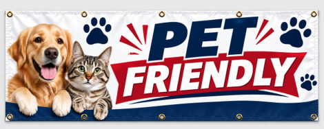 PET FRIENDLY – Apartment Banner