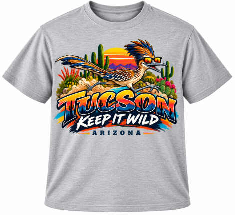 Tucson Keep It Wild Roadrunner Graphic T-Shirt