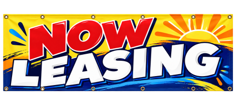 NOW LEASING – Apartment Banner